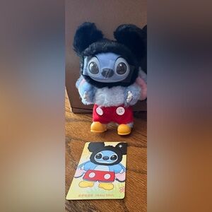 Popmart Stitch Adventures Mickey Stitch Plush Pendant Keychain Bag Charm Disney